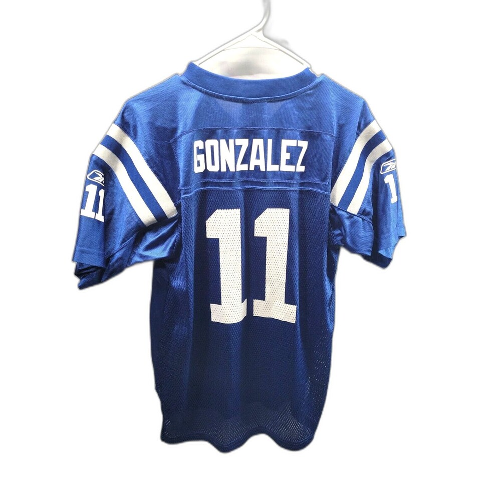 VTG Reebok Indianapolis Colts #11 Anthony Gonzalez Womens On Field Jersey Sz L